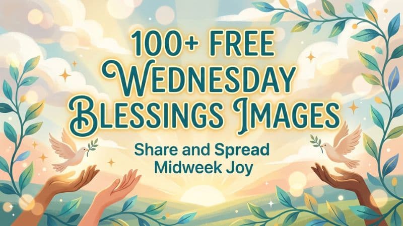 100+ Free Wednesday Blessings Images to Share and Spread Midweek Joy