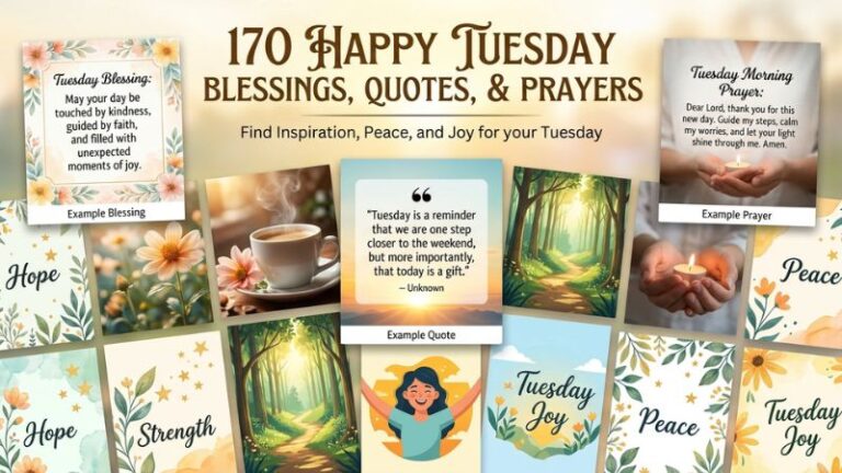 170 Happy Tuesday Blessings, Quotes, Prayers and Images