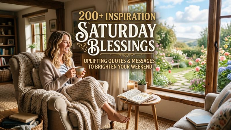 200+ Inspiration Saturday Blessings: Uplifting Quotes & Messages to Brighten Your Weekend