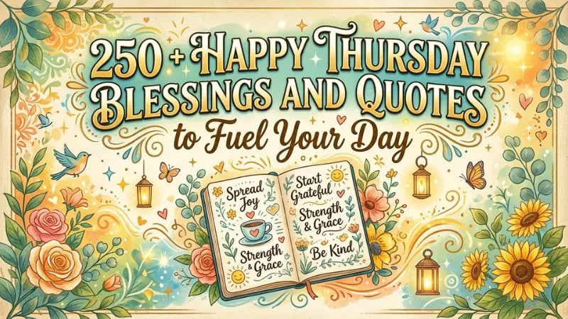 250+ Happy Thursday Blessings and Quotes to Fuel Your Day