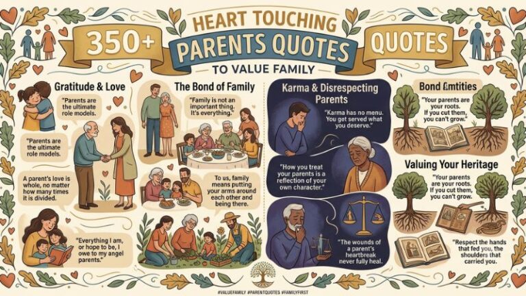 350 + Heart Touching Parents Quotes, Including Karma, Disrespecting Parents Quotes to Value Family
