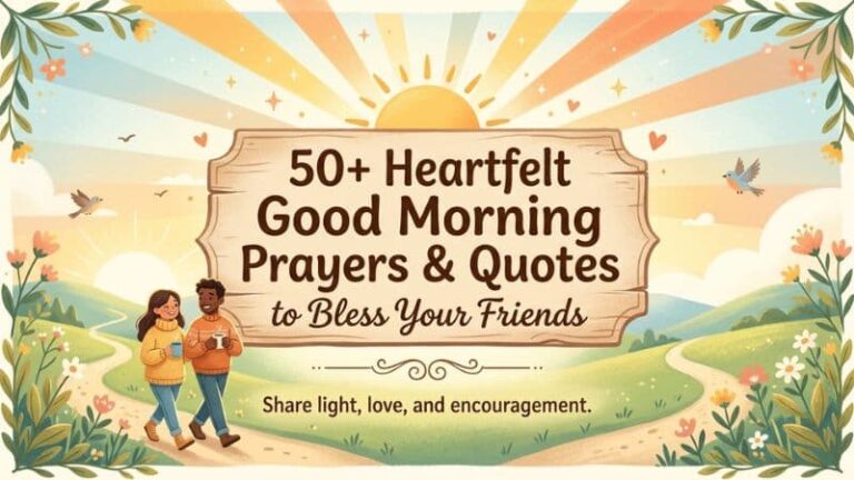 50+ Heartfelt Good Morning Prayers & Quotes to Bless Your Friends