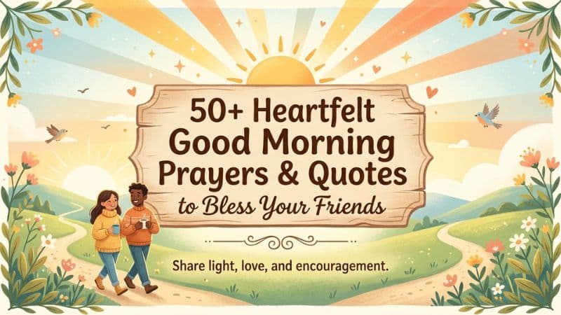 50+ Heartfelt Good Morning Prayers & Quotes to Bless Your Friends