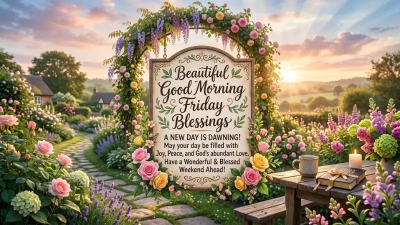 Beautiful Good Morning Friday Blessings