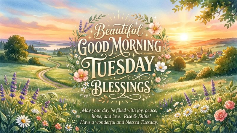 Beautiful Good Morning Tuesday Blessings