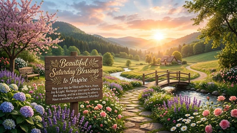 Beautiful Saturday Blessings to Inspire