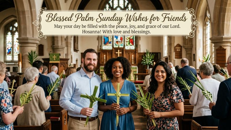 Blessed Palm Sunday Wishes for Friends