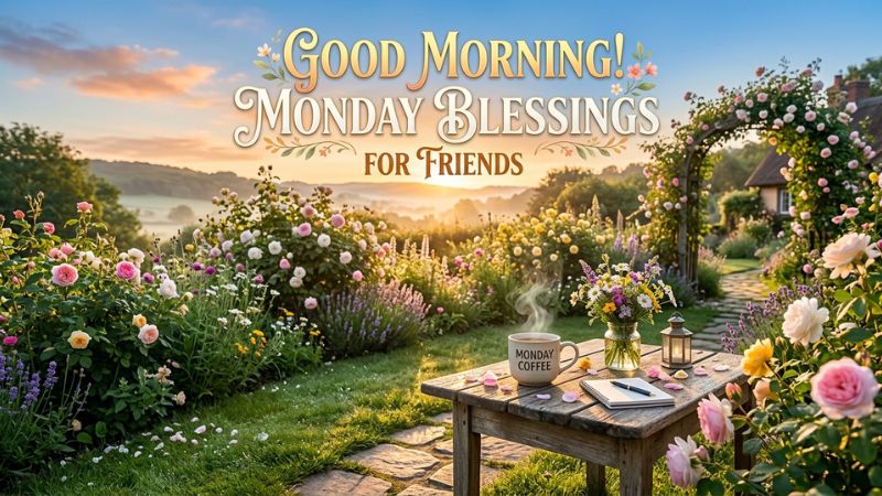 Good Morning Monday Blessings for Friends


