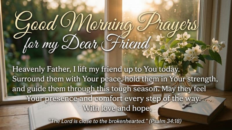 Good Morning Prayers for a Friend in Tough Times