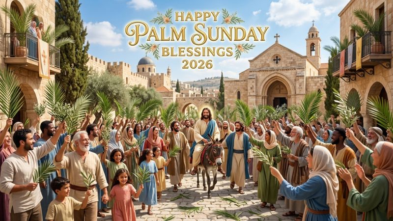 Happy Palm Sunday Blessings 2026