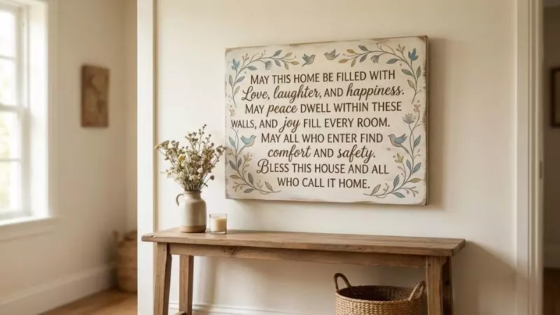 House Blessings Message