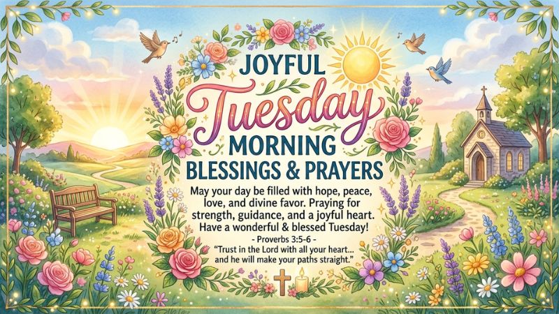 Joyful Tuesday Morning Blessings & Prayers