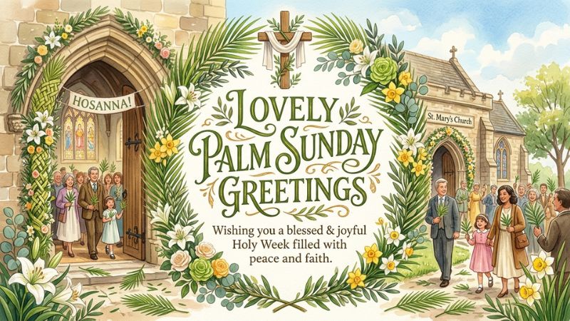 Lovely Palm Sunday Greetings