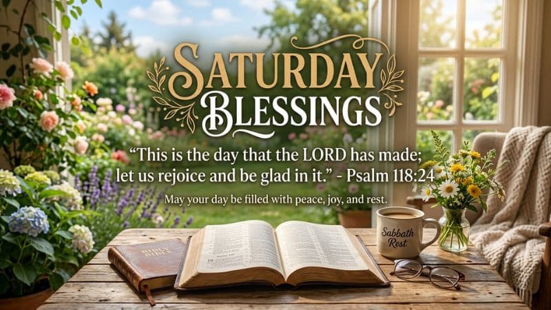 Saturday Blessings with Bible Verses