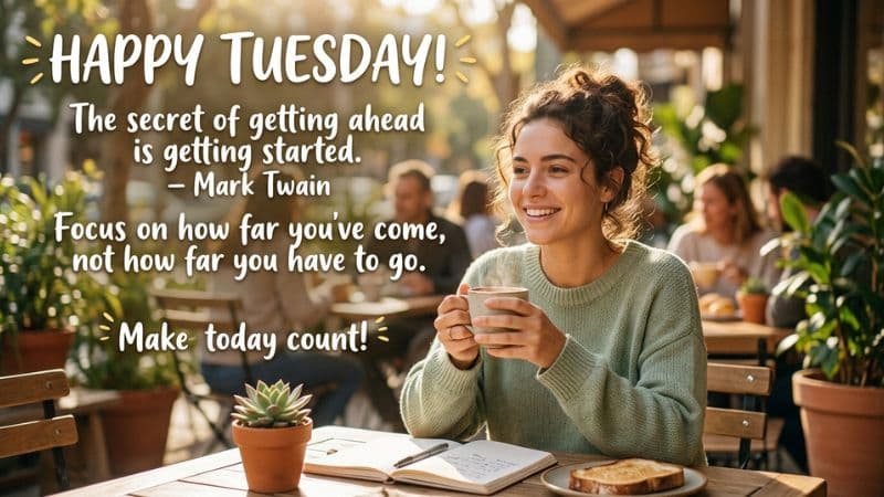 Positive Tuesday Quotes for Motivation