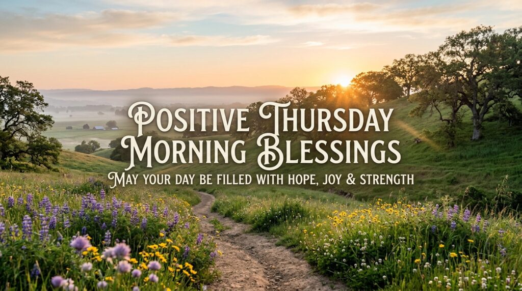 Positive Thursday Morning Blessings