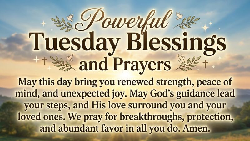 Powerful Tuesday Blessings and Prayers