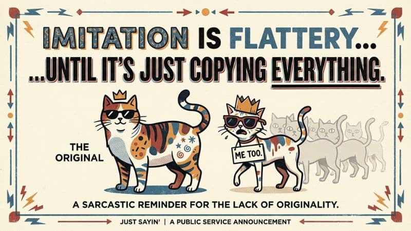 Sarcastic Quotes for Copycats
