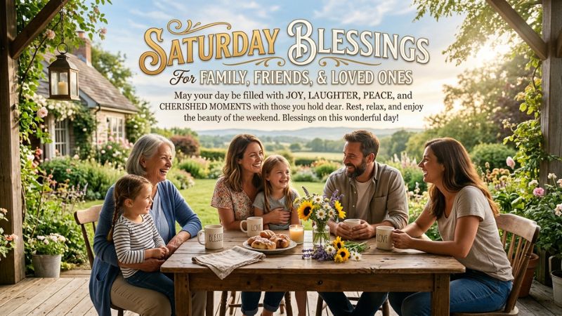 Saturday Blessings for Family, Friends, and Loved Ones