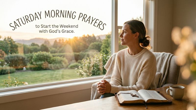 Saturday Morning Prayers to Start the Weekend with God's Grace
