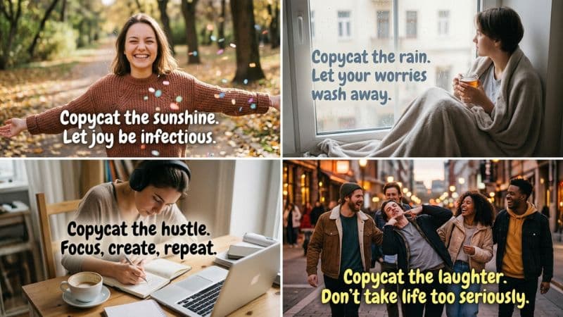 Short Copycat Quotes for Every Mood