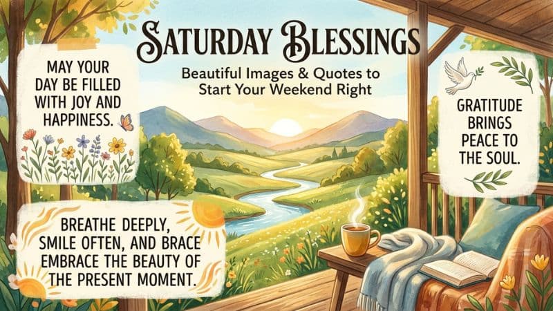 Saturday Blessings: Beautiful Images and Quotes to Start Your Weekend Right