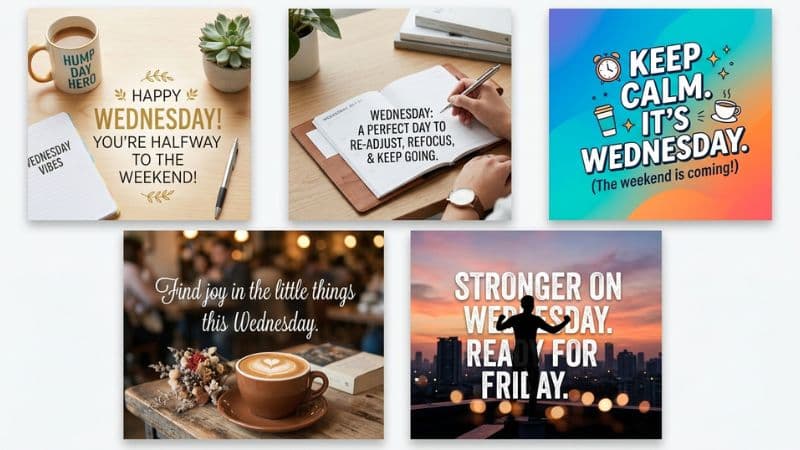Short Wednesday Quotes for Social Media