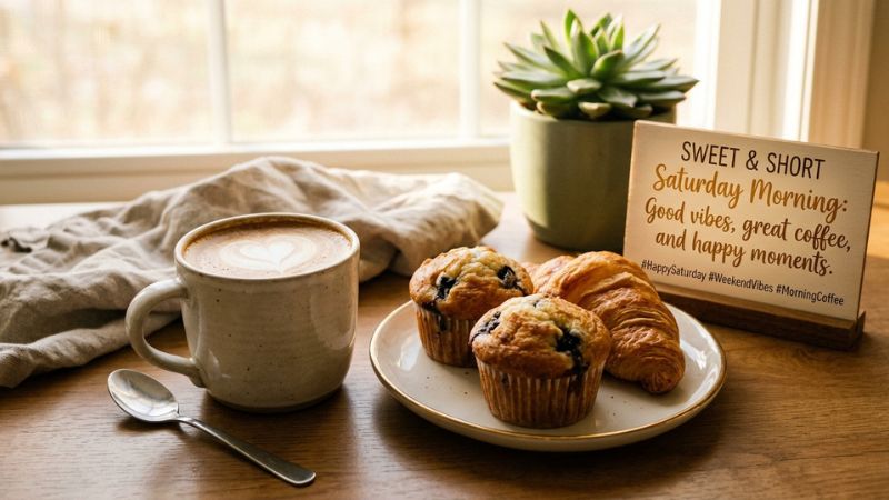 Sweet and Short Saturday Morning Messages to Share on Social Media