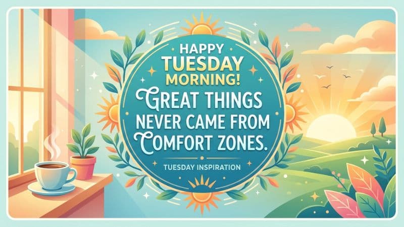 Tuesday Morning Inspirational Quotes in English