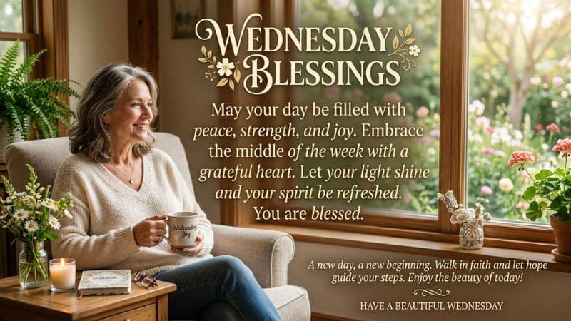 Wednesday Blessings Images with Quotes