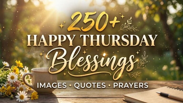250+ Happy Thursday Blessings Images, Quotes, and Prayers