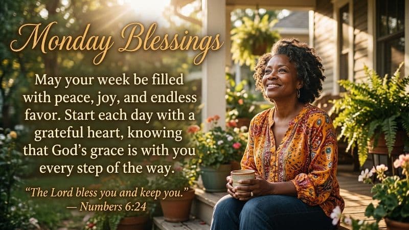 African American Monday Blessings Images and Quotes