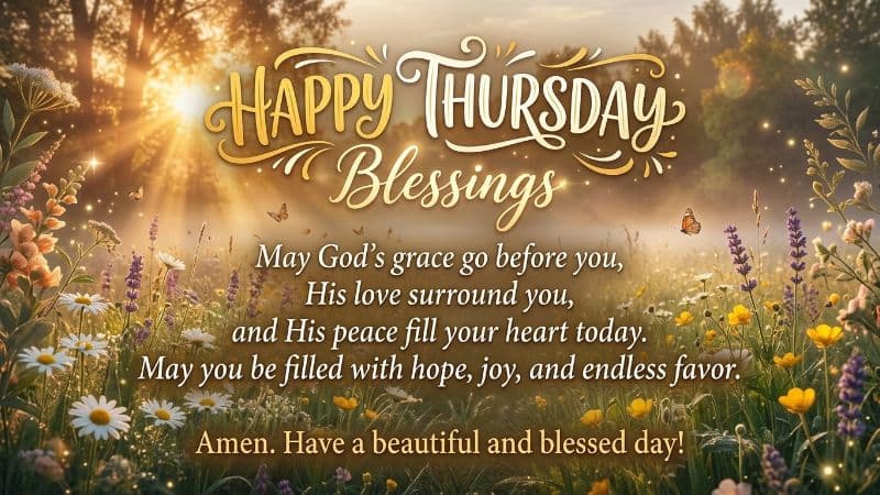 Happy Thursday Blessings Images Quotes and Prayers