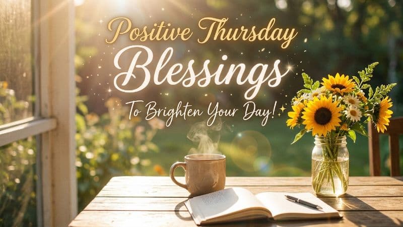 Positive Thursday Blessings to Brighten Your Day ✨