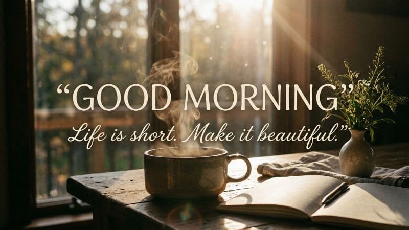 Short Good Morning Quotes — Because Life Is Short