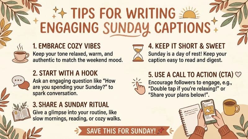 Tips for Writing Engaging Sunday Captions